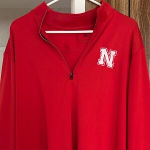 Nebraska Cornhuskers Men’s Adidas Red Athletic Jacket